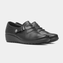 Cushion Walk Gatsby Womens Black Casual Shoe