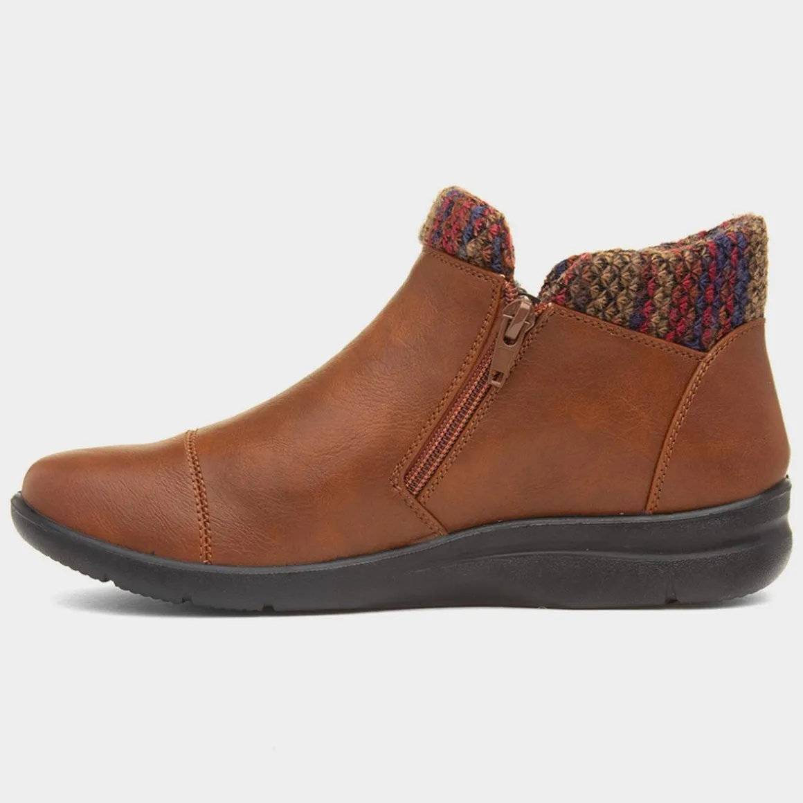 Cushion Walk Grace Womens Tan Ankle Boot