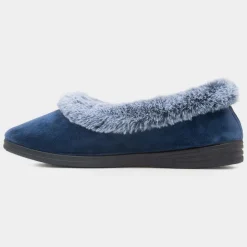 Cushion Walk Gracie Womens Navy Slipper