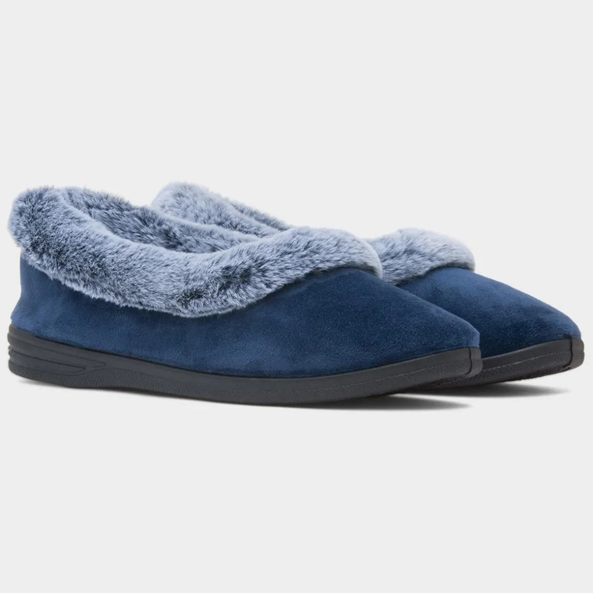 Cushion Walk Gracie Womens Navy Slipper