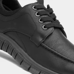 Cushion Walk Harry Mens Black Lace Up Shoe