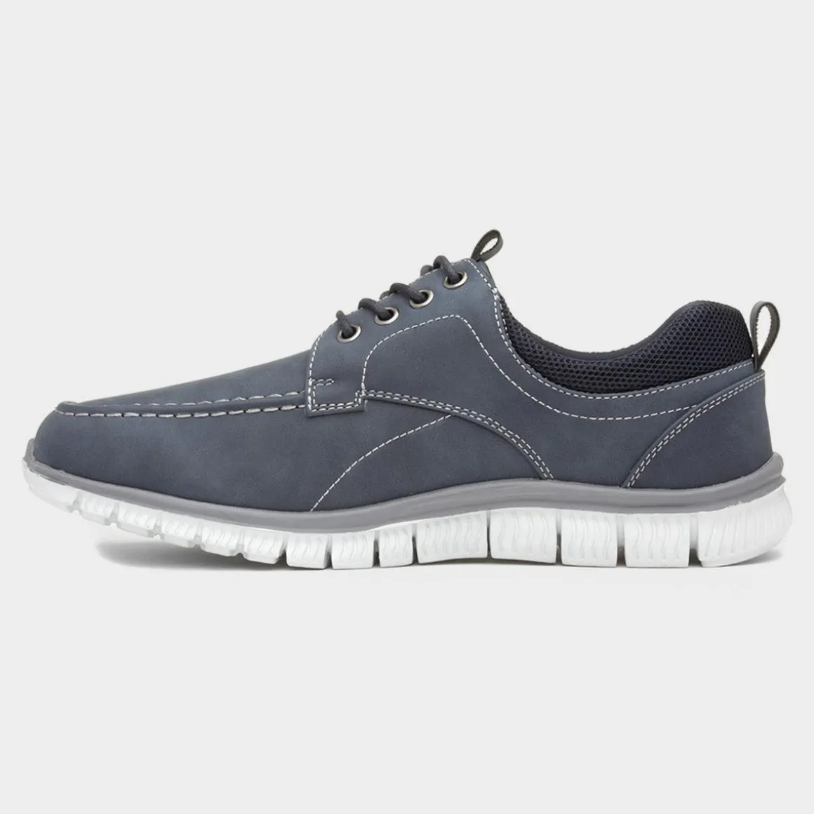 Cushion Walk Harry Mens Navy Lace Up Casual Shoe
