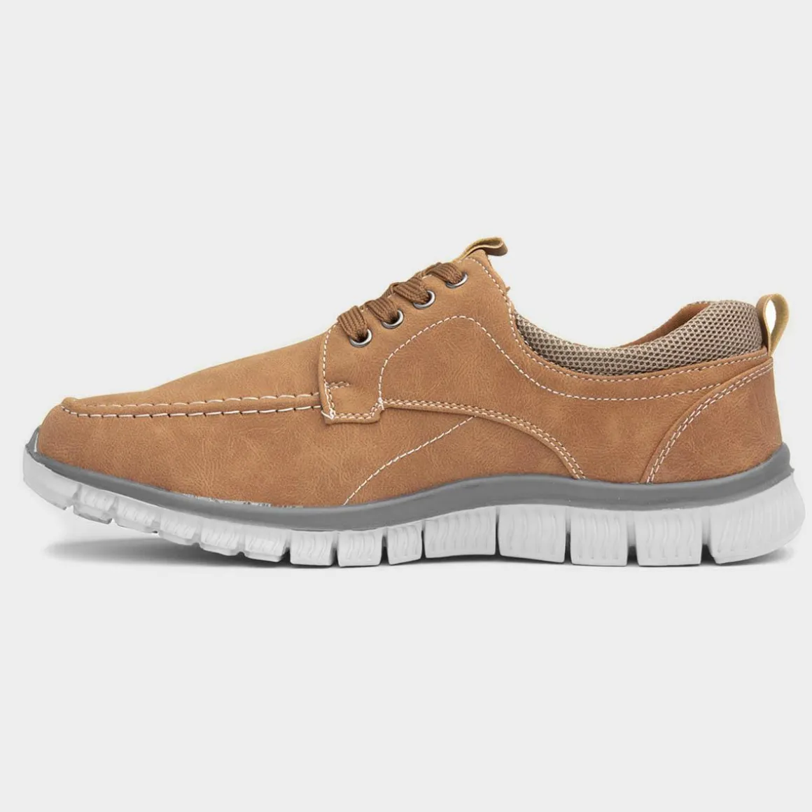 Cushion Walk Harry Mens Tan Lace Up Shoe