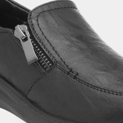 Cushion Walk Jacky Womens Black Slip On Shoe