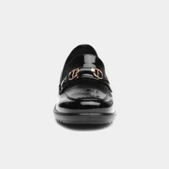 Cushion Walk Jodie Womens Black Patent Shoe
