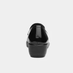 Cushion Walk Jodie Womens Black Patent Shoe