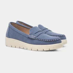 Cushion Walk Kelly Womens Blue Casual Shoe
