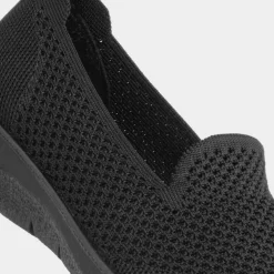Cushion Walk Leona Womens Black Casual Shoe
