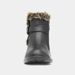Cushion Walk Lisa Womens Black Ankle Boot