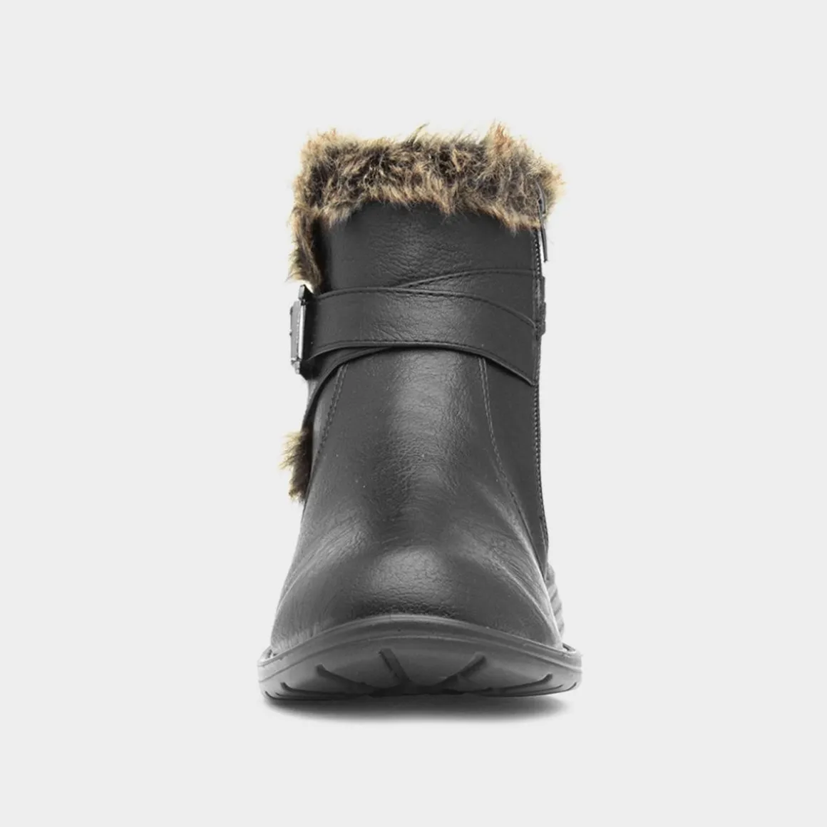 Cushion Walk Lisa Womens Black Ankle Boot