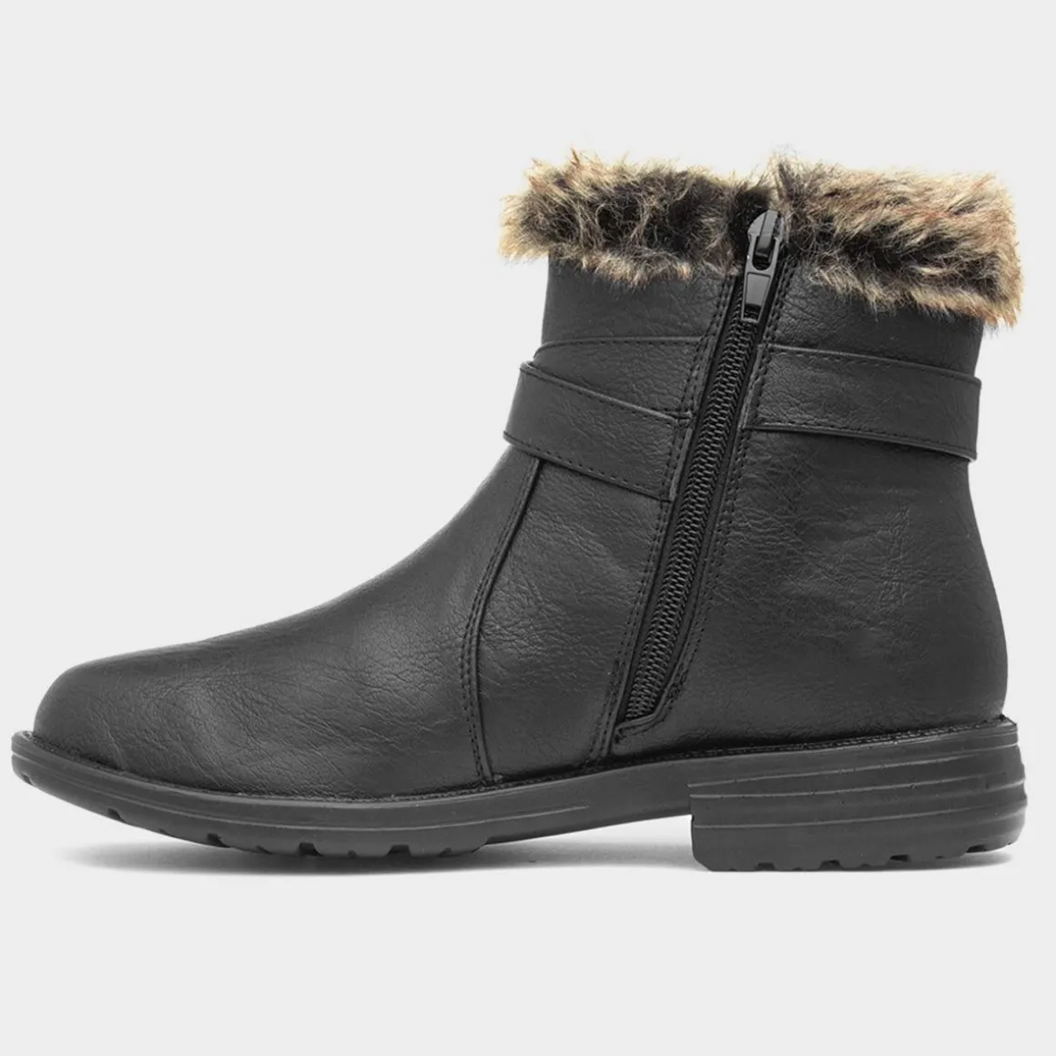 Cushion Walk Lisa Womens Black Ankle Boot
