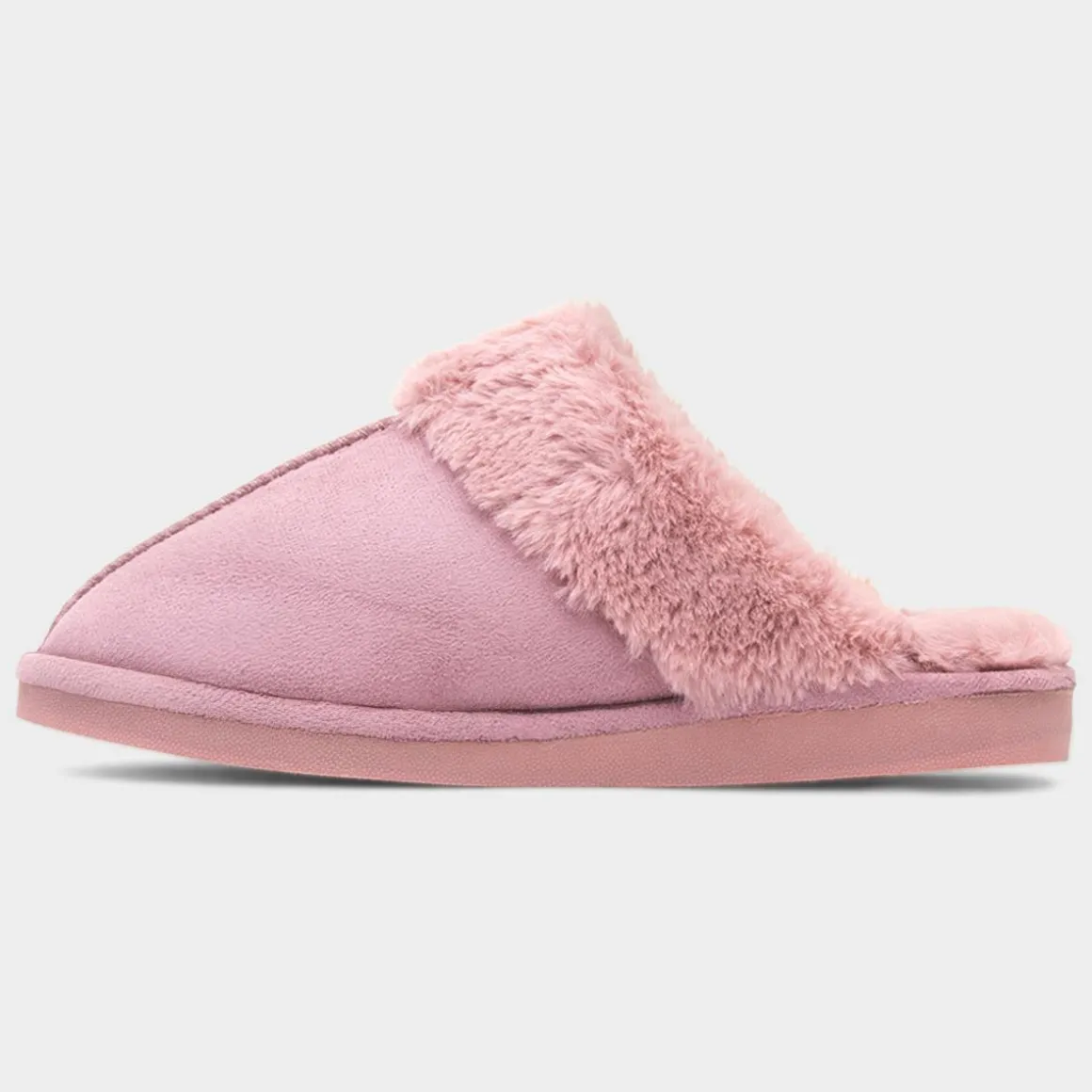 Cushion Walk Lucy Womens Dusky Pink Mule Slipper