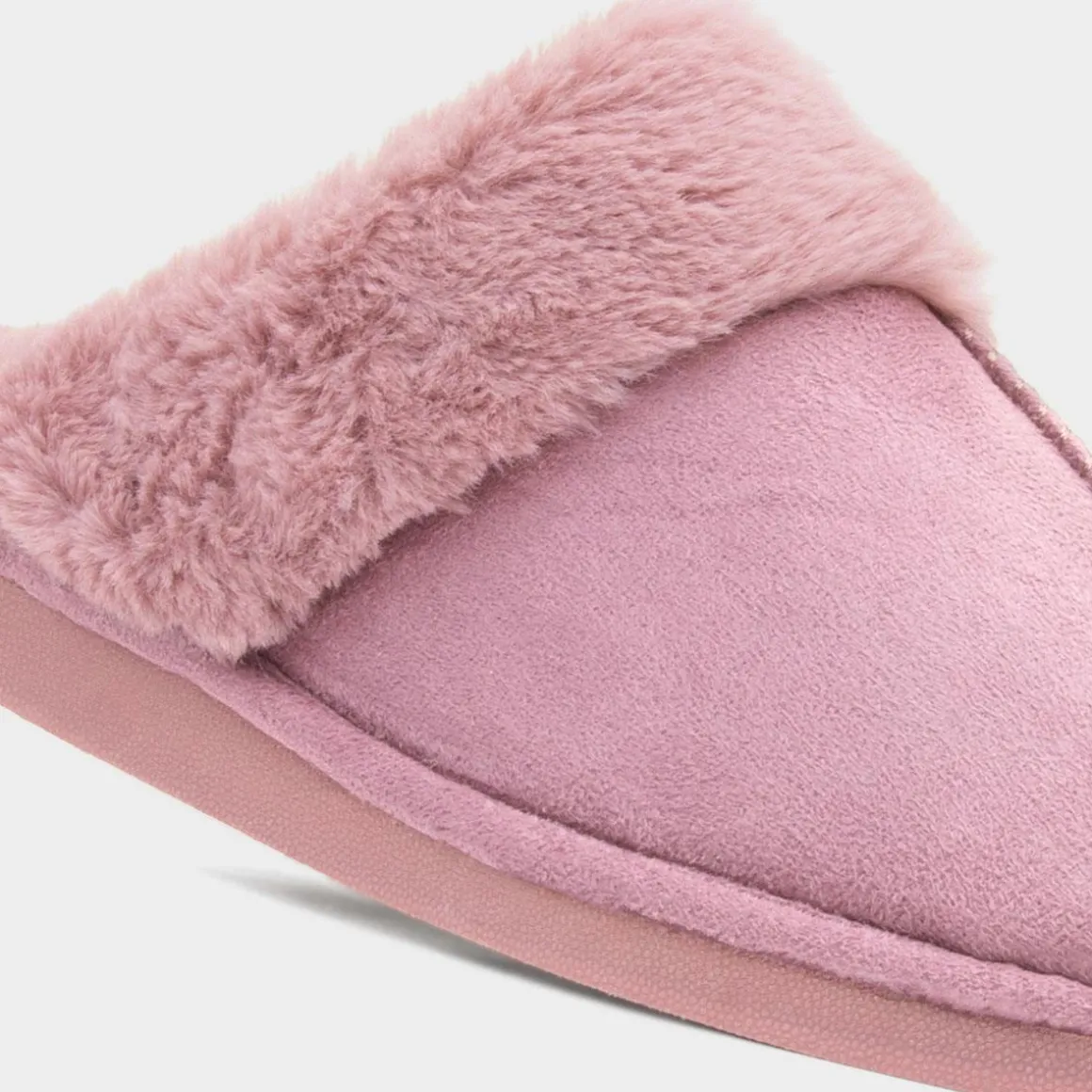 Cushion Walk Lucy Womens Dusky Pink Mule Slipper