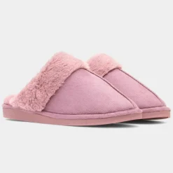Cushion Walk Lucy Womens Dusky Pink Mule Slipper