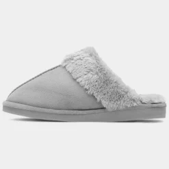 Cushion Walk Lucy Womens Grey Mule Slipper