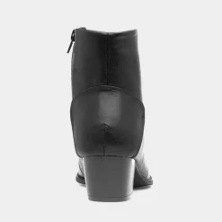 Cushion Walk Madrid Womens Black Heeled Boot