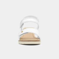 Cushion Walk Mercury Womens White Wedge Sandal