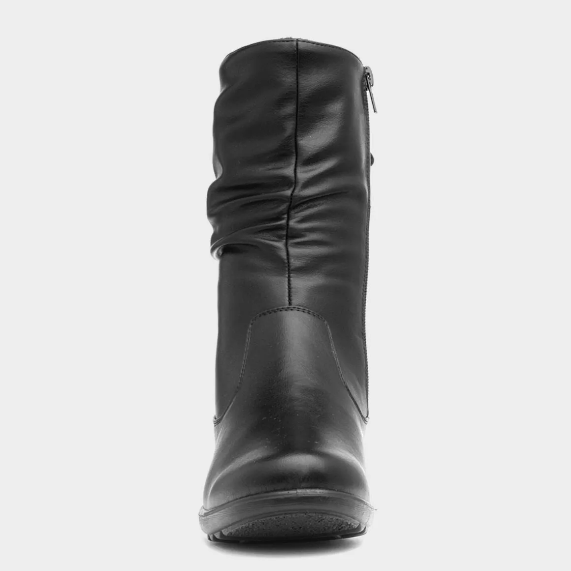 Cushion Walk Roosker Black Wedge Boot