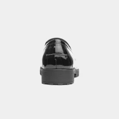 Cushion Walk Shanghai Womens Black Shiny Loafer