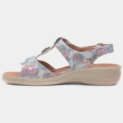 Cushion Walk Star Womens Multi Wedge Sandal