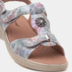 Cushion Walk Star Womens Multi Wedge Sandal