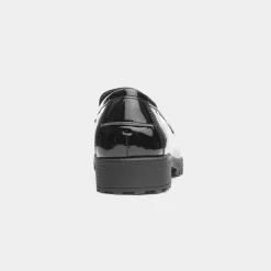 Cushion Walk Tokyo Womens Black Shiny Loafer