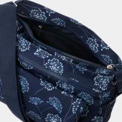 Cyndi Blue Floral Cross Body Bag