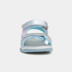 Disney Frozen Kids Metallic Light Up Sandals