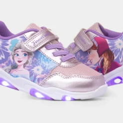 Disney Frozen Kids Purple Light Up Trainers