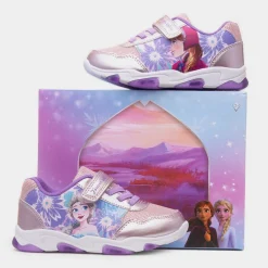 Disney Frozen Kids Purple Light Up Trainers