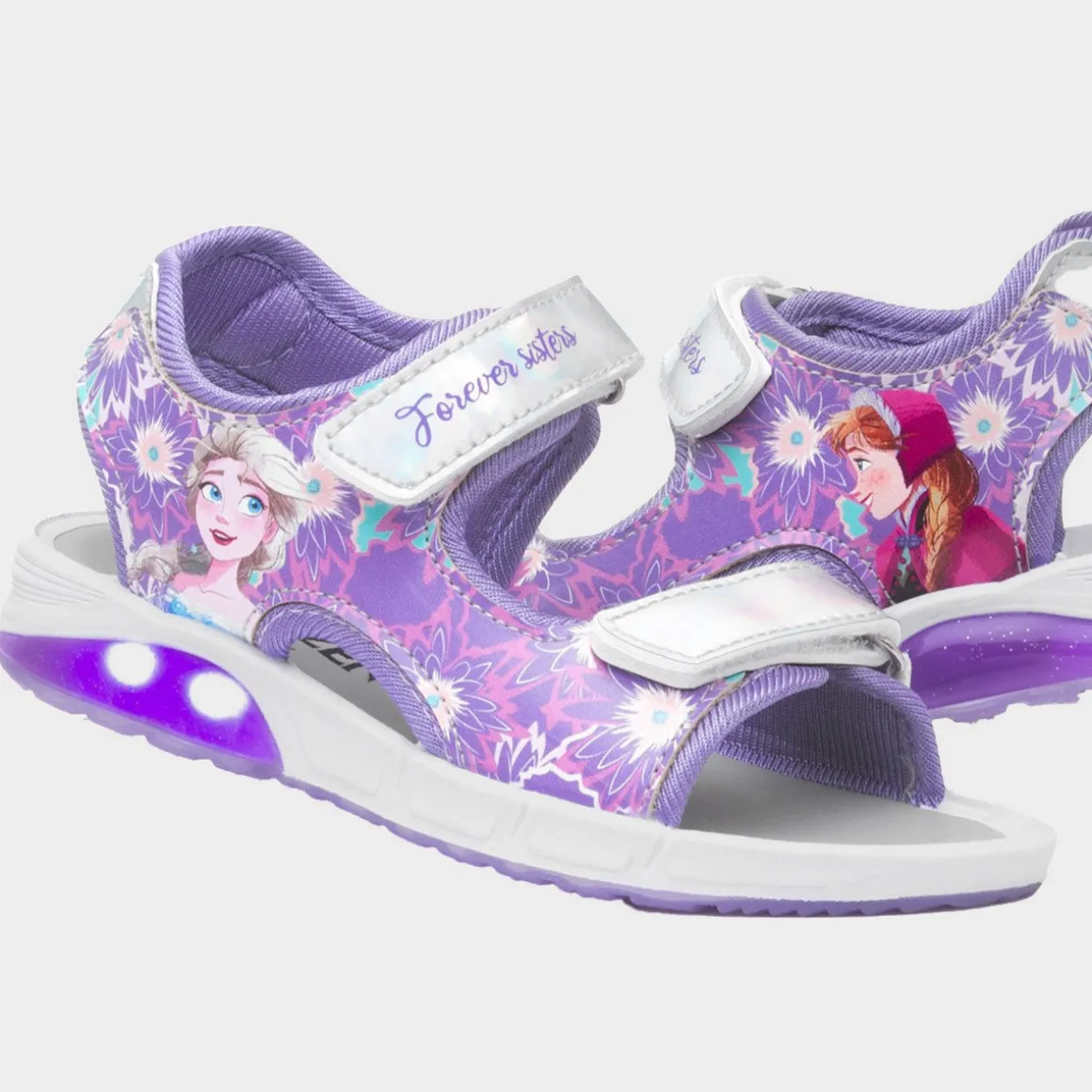 Disney Frozen Sparkle Kids Purple Sandal