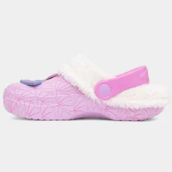 Disney Stitch Birst Kids Pink Warm Lined EVA Clog