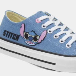 Disney Stitch Glee Kids Lace Up Canvas Shoe
