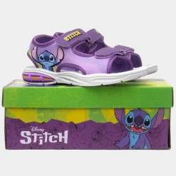 Disney Stitch Kids Purple Light Up Sandal