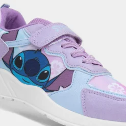 Disney Stitch Nola Kids Purple Glitter Trainer