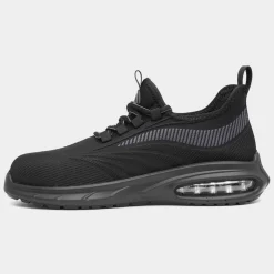 EarthWorks Router Mens Black Safety Trainer