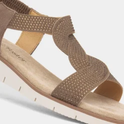 Fleet & Foster Hyacinth Womens Brown Sandals