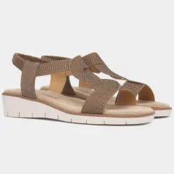 Fleet & Foster Hyacinth Womens Brown Sandals