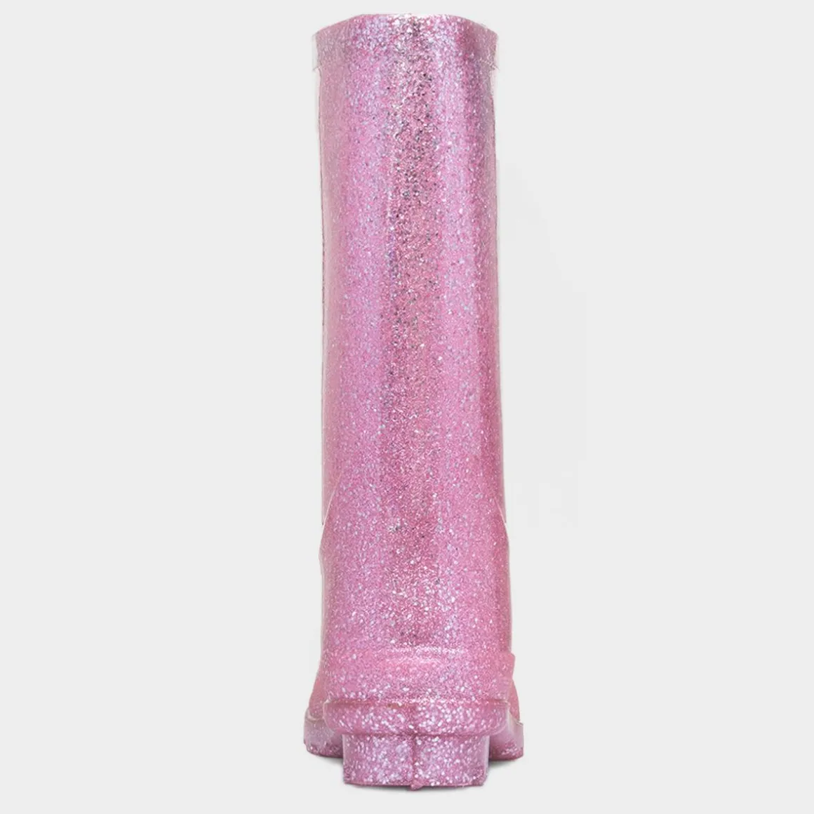 Flurry Girls Pink Glitter Welly