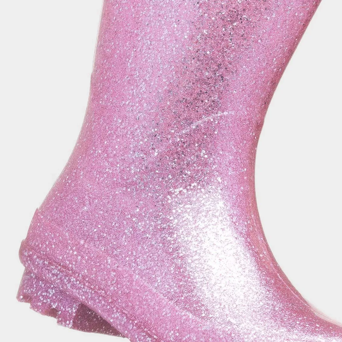 Flurry Girls Pink Glitter Welly