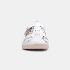 Free Spirit Cleveland Womens White Floral Shoe