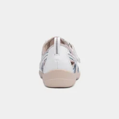 Free Spirit Cleveland Womens White Floral Shoe