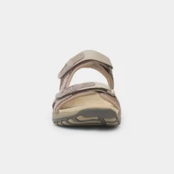 Free Spirit Frisco Womens Beige Easy Fasten Sandal