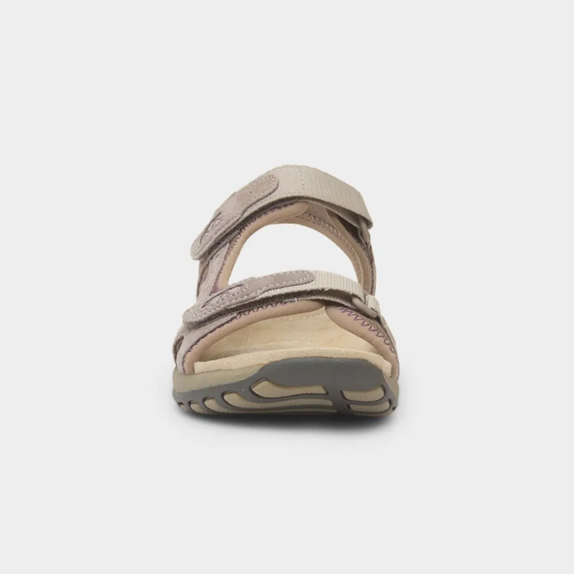 Free Spirit Frisco Womens Beige Easy Fasten Sandal