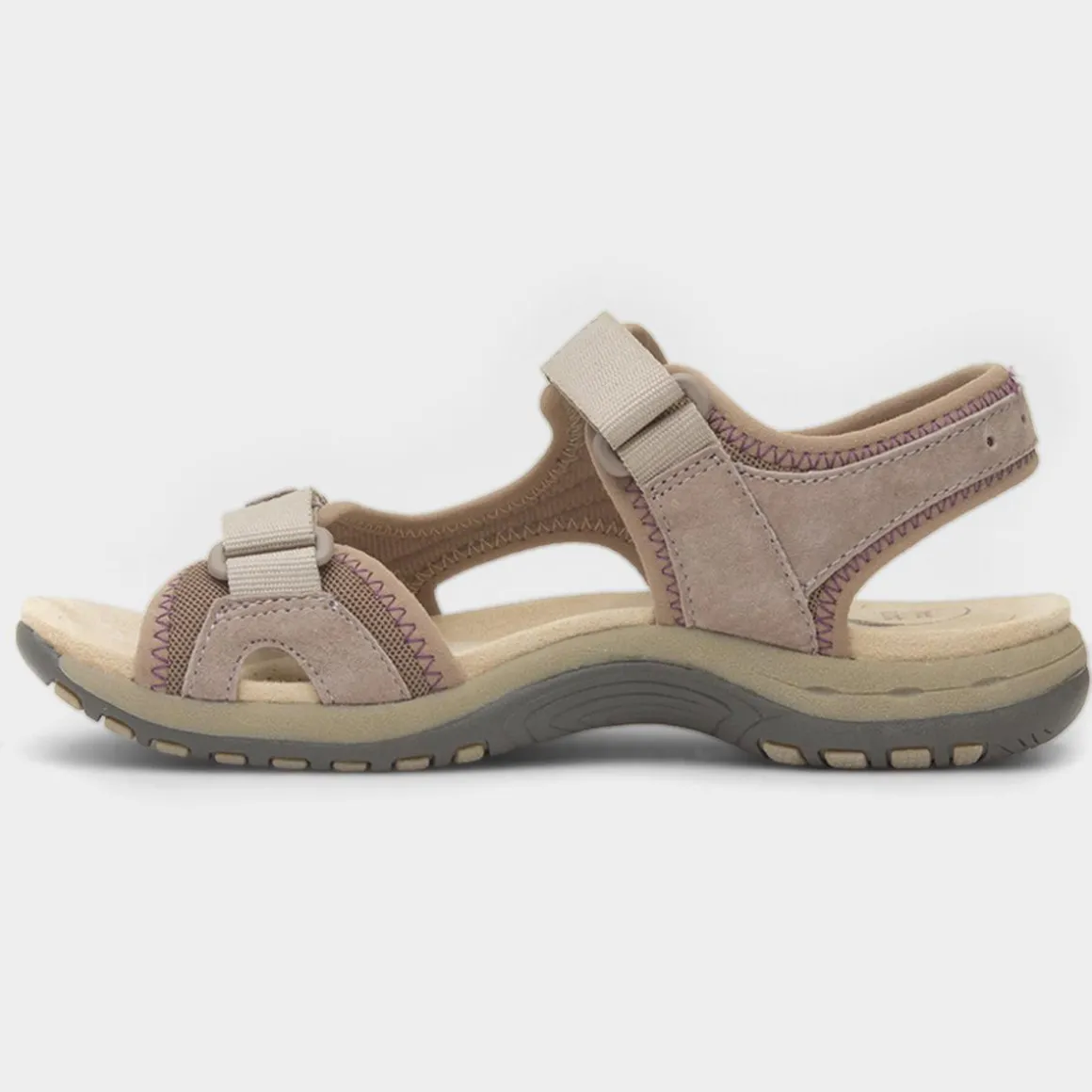 Free Spirit Frisco Womens Beige Easy Fasten Sandal