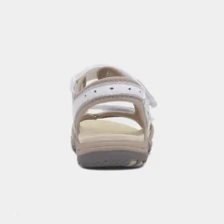 Free Spirit Frisco Womens White Easy Fasten Sandal