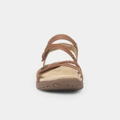 Free Spirit Malibu Womens Tan Leather Sandal