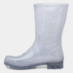 Frost Womens Silver Glitter Welly