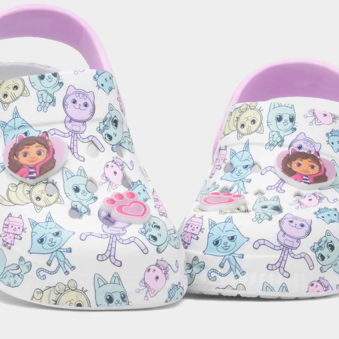 Gabby's Dollhouse Kids White EVA Clog