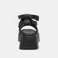 Heart Kenya Womens Black Chunky Sandal